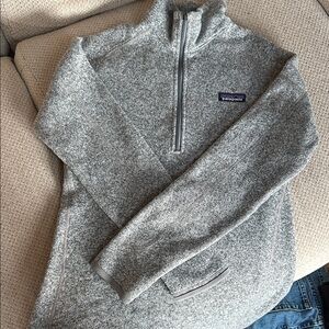 Patagonia  Zip-Up Sweater in Heather Gray